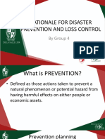 Disaster Prevention and Mitigation