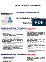 IPE 341 Chip Formation Mechanism