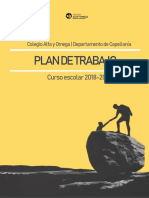 Plan de Trabajo Del Departamento de Capellanía (2018 - 2019)