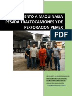 Mantenimiento A Maquinaria de Carga Pesada y de Perforacion