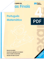 Provas Finais 4 Ano Portugues PDF