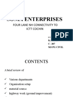 Soma Enterprises: Four Lane NH Connectivity To Ictt Cochin