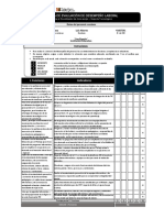 Ficha de Evaluacion de Desempeño Laboral