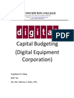 Capital Budgeting (Digital Equipment Corporation) : La Concepcion College