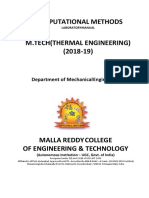 M.Tech CM LAB MANUAL