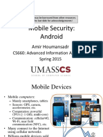 Mobile Security: Android: Amir Houmansadr