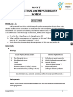 Gastrointestinal System (Paper-V) PBQs 2018 KU With Solutions