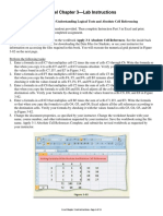 Excel Chapter 3 Textbook Lab Instructions