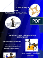 Naturaleza de La Planeacion Estrategica