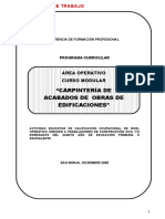 Carpinteria de Acabados (Documento de Trabajo)