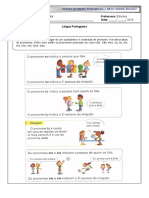 Atividades de Língua Portuguesa