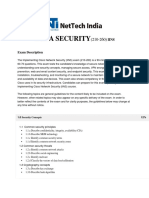 Ccna Security: Exam Description