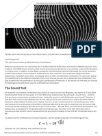 Calculating Noise Reduction Coefficients & Decibel Drop