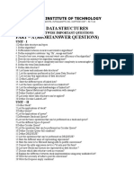 Data Structures Part - A (Shortanswer Questions) : Vemu Institute of Technology