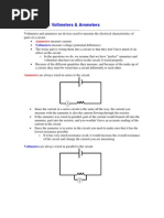 Note-A-Rific: Voltmeters & Ammeters