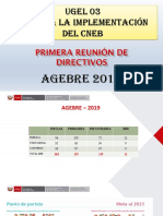 Ugel 03 Rumbo A La Implementación Del Cneb: AGEBRE 2019