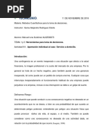 Actividad N1 Tema Caso 1 SERVICIO A DOMICILIO