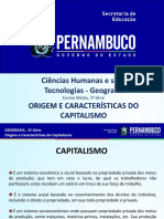 Origem e Características Do Capitalismo