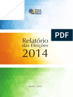 TSE Relatorio Eleicoes 2014 2