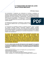 Asociaciones Sin Finalidades de Lucro