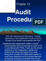 Chapter 12 Audit Procedures - ppt179107590