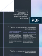 Conceptos y Dimensiones en El Análisis Evolutivo-Educativo