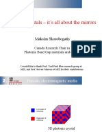 Photonic Crystals - It's All About The Mirrors: Maksim Skorobogatiy