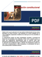 Interpretación Constitucional