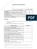 TD Circuit Économique