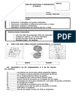 Evaluación de Historia y Geografia N°1