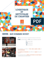 Ares BTP Logistique Et Nettoyage de Chantier Plaquette Commerciale