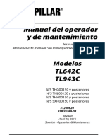 Manual de Operaciones y Mantenimiento Telehander TL642 CAT PDF