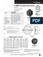 Lead-Free 250 PSI WWP Iron Body Check Valves: Material List