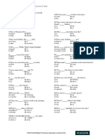 Placement Test Editable - Starter To Pre-Intermediate