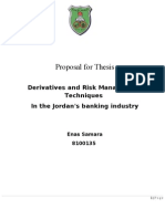 Proposal (Derivatives & Risk Management Techniques)