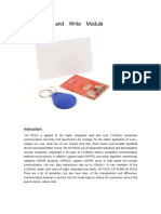 RFID Read and Write Module: Instruction