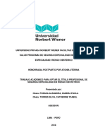 Caso Clinico 2018 HPP