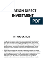 Foreign Direct Investment Aaditi