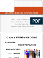 Conceitos Básicos e Perspectivas Históricas Da Epidemiologia