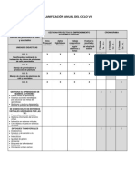 3 Planificación Anual Del Ciclo Vii