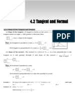 4.2.1 Slope of The Tangent and Normal: F y y X P