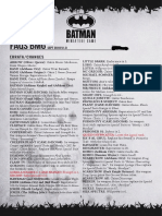 FAQ Batman Miniature Game