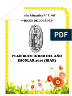 Plan Buen Inicio Del Ano Escolar 