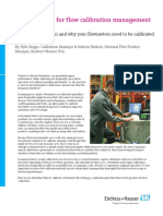 How Do You Determine When To Calibrate A Flowmeter