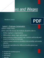 Salaries and Wages