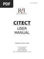 CoalScan 9500 Realtime Coal Analyser: CITECT Generic User Manual