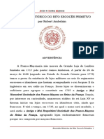 Breviário Histórico Do Rito Escocês Primitivo