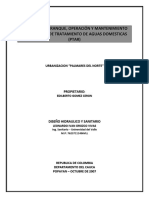 Manual de Arranque y Operaciones - Ptar 