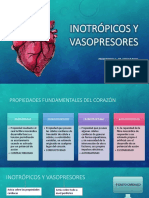 Inotrópicos y Vasopresores