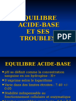 Equilibre Acide-Base Et Ses Troubles